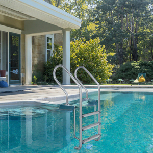 Échelle de <span class=keywords><strong>piscine</strong></span> réglable en acier inoxydable, 2/3/4/5 niveaux, Outils et accessoires pour <span class=keywords><strong>piscine</strong></span> - Product Image 3