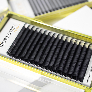 Super Soft Lash C D Curl Russian Volume <strong>Eyelash</strong> <strong>Extension</strong> 0.07mm Cashmere Silk Individual Lash <strong>Extension</strong> Trays - Product Image 4