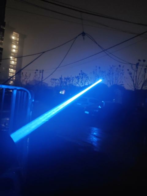 465nm 5.5W High Power Blue Laser Pointer Adjustable Focus Long Range Laser Locator for Astronomy Teaching Outdoor