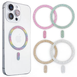 Adesivo Universale Ultra-sottile Lucido Senza Anello Magnetico in Metallo per Samsung <span class=keywords><strong>iPhone</strong></span> 13 14 - Product Image 5