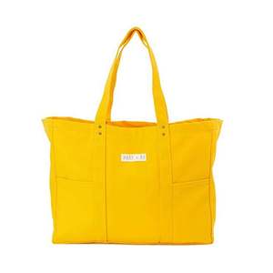 Sacs fourre-tout en toile rayés réutilisables de grande capacité, fabriqués en Chine, avec impression et logo personnalisé - Product Image 1