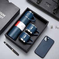Oferta Especial Día del Padre: Set de Regalo Ecológico de Termo sin BPA con 2 Tazas y Tapa de 500ml, Logo Personalizado para Obsequios
