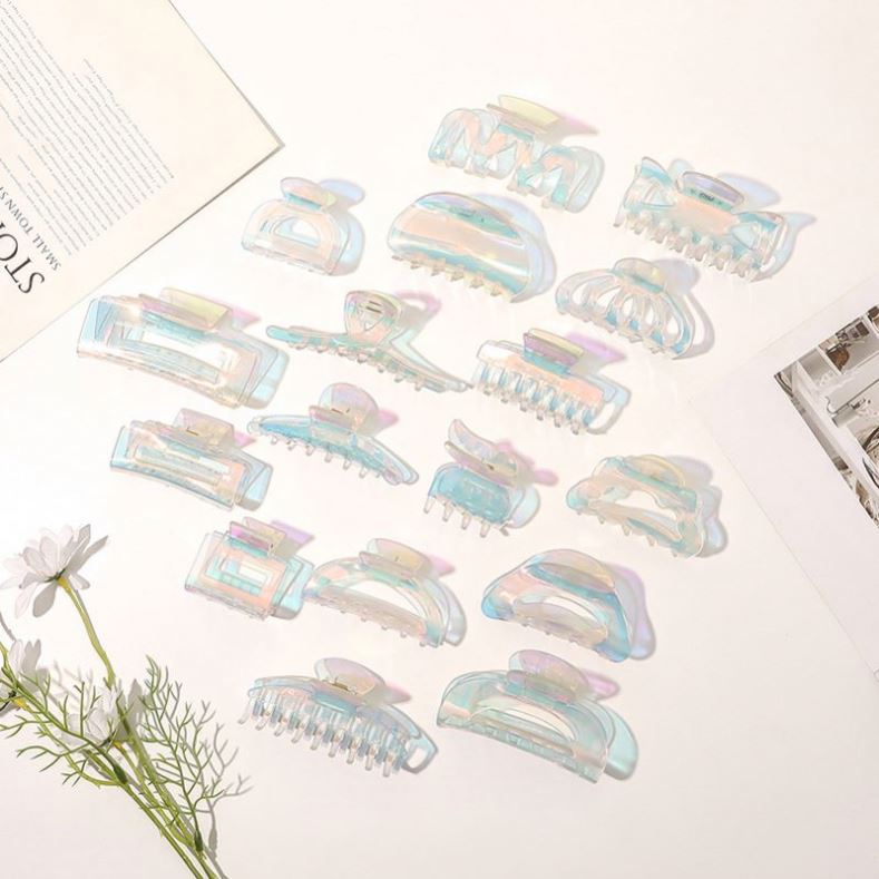 2022 модные аксессуары для волос для девочек, прозрачные зажимы для волос из ацетатной кислоты, зажимы для волос с зажимами