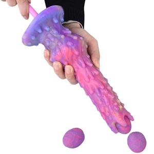 YOCY Firefly Color Stick Push Ovipositor, Juguete Erótico Inflable con Luz en la Oscuridad, Ovipositor Alienígena de Empuje Manual - Product Image 3