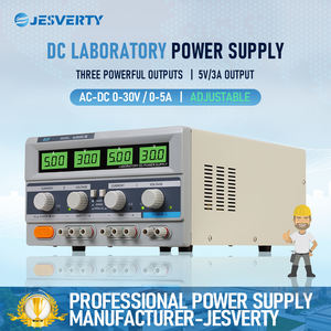 QJ3005Clll 315W Fuente de alimentación de escritorio triple 3 vías DC Regulada 0-30V 0-5A Pantalla ajustable de 3 dígitos Protección de limitación de corriente - Product Image 2
