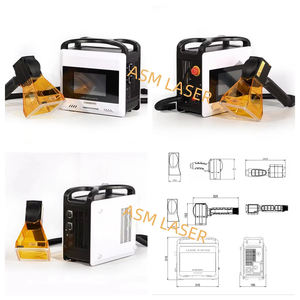 Machine de marquage laser à fibre mini portable refroidie par air CNC 20W/30W/50W, gravure laser DIY DXF/PLT/BMP pour plastique/métal/acier inoxydable - Product Image 5