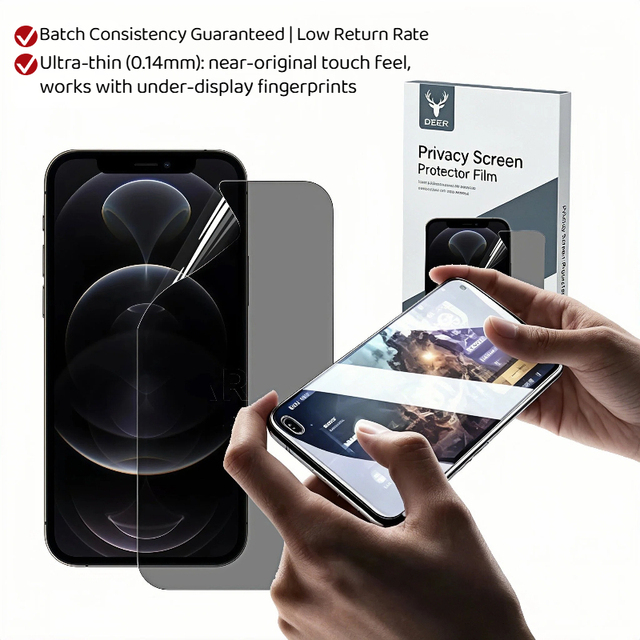 Hydrogel Film Sheets for Screen Protector Cutting Machine TPU Privacy Matte HD Clear Film Material Hydrogel Film Sheets