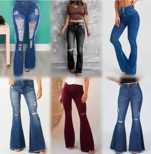 Jeans de Mezclilla de Algodón al Por Mayor para Hombre y Mujer, Lote Mixto de Alta Calidad con Estilos Baggy y Cargo - Product Image 3