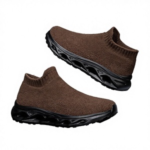 Zapatos de hombre de talla grande transfronterizos, nuevo estilo, clásicos para parejas, negros con cordones, parte superior de malla sólida, informales de otoño, para correr, cómodos y de ancho amplio. - Product Image 1