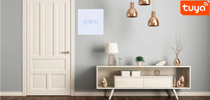 Thông minh Wifi quạt trần với ánh sáng điều khiển từ xa 2 in1 cảm ứng chuyển đổi cho tốc độ <span class=keywords><strong>FAN</strong></span> và 1 gang đèn chiếu sáng cho hệ thống nhà thông minh - Product Image 4