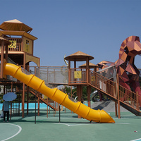 Parc d'aventure, ensemble de jeux d'extérieur en acier inoxydable pour enfants d'âge scolaire, solutions personnalisées, équipement de terrain de jeux, marque COWBOY, TUV/CE