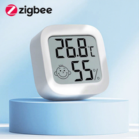 Capteur intelligent de température et d'humidité Tuya Zigbee 3.0, hygromètre numérique sans fil, thermomètre pour serre, cave à vin, maison