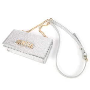 Bolso de Noche Mini de Tela Brillante de Lujo para Mujer, Bolso de Mano con Cadena de Metal y Pedrería para Fiesta - Product Image 3