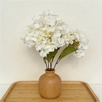 Buket Bunga Hydrangea Sutra Buatan 96 Kelopak, Tanaman Bunga Buatan, Buket Hydrangea untuk Dekorasi Rumah dan Pernikahan