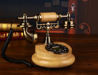 Anciennes clés de téléphone européen antique, téléphone fixe rétro créatif fixe