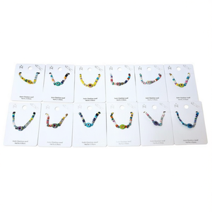 Colorful Corn Bead <b>Bracelet</b> Stainless Steel Handmade Fashion Jewelry 12Pcs <b>Set</b> - Product Image 2