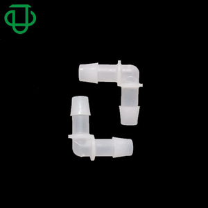 ข้อต่อท่อพลาสติก PVDF รูปตัว L แบบงอ 90 องศา ยี่ห้อ JU Collection สำหรับการถ่ายโอนของเหลวที่ทนทานต่อกรดและด่าง - Product Image 1