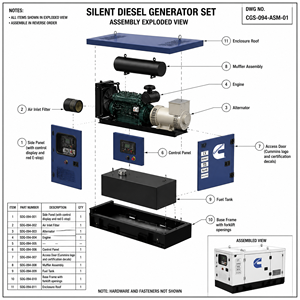 เครื่องกำเนิดไฟฟ้าดีเซลพร้อมเครื่องยนต์แท้จากอังกฤษ Cummins Weichai Perkins Isuzu Yuchai ขนาด 10kw 20kw 30kw 40kw 50kw 80kw 100kw คุณภาพสูง - Product Image 6