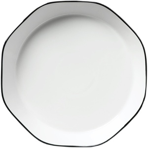 Assiette en céramique minimaliste à bords ondulés, bol de service moderne en porcelaine blanche, vaisselle élégante pour la décoration de la maison et de la <span class=keywords><strong>cuisine</strong></span> - Product Image 5