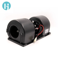 Moteur de ventilateur de chauffage et d'évaporateur de climatisation 24V à double roue pour autocar 12V