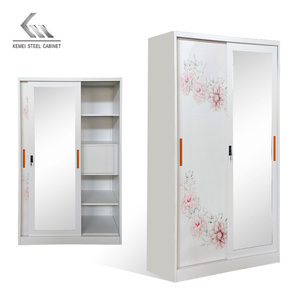 <span class=keywords><strong>2021</strong></span> Nouvelle Promotion Armoire de Rangement Peinte pour Chambre avec Portes Coulissantes Miroir - Product Image 3