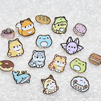 Épingles de revers en émail dur de qualité supérieure, plaquées or, motif chat mignon, mini-badges en métal, artisanat animalier, anime