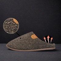 Chaussons d'intérieur/extérieur légers et confortables en mousse à mémoire de forme pour hommes 2025, avec la meilleure soutien de la voûte plantaire, antidérapants pour l'hiver