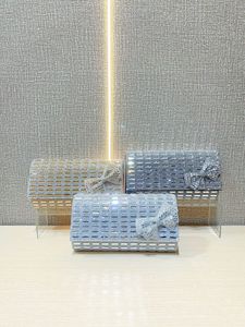 Cross-border Fashion European American Trend Square Cover Diamond-encrusted Bow Party <b>Clutch</b> Handbag Simple Style Tanjing - Product Image 4