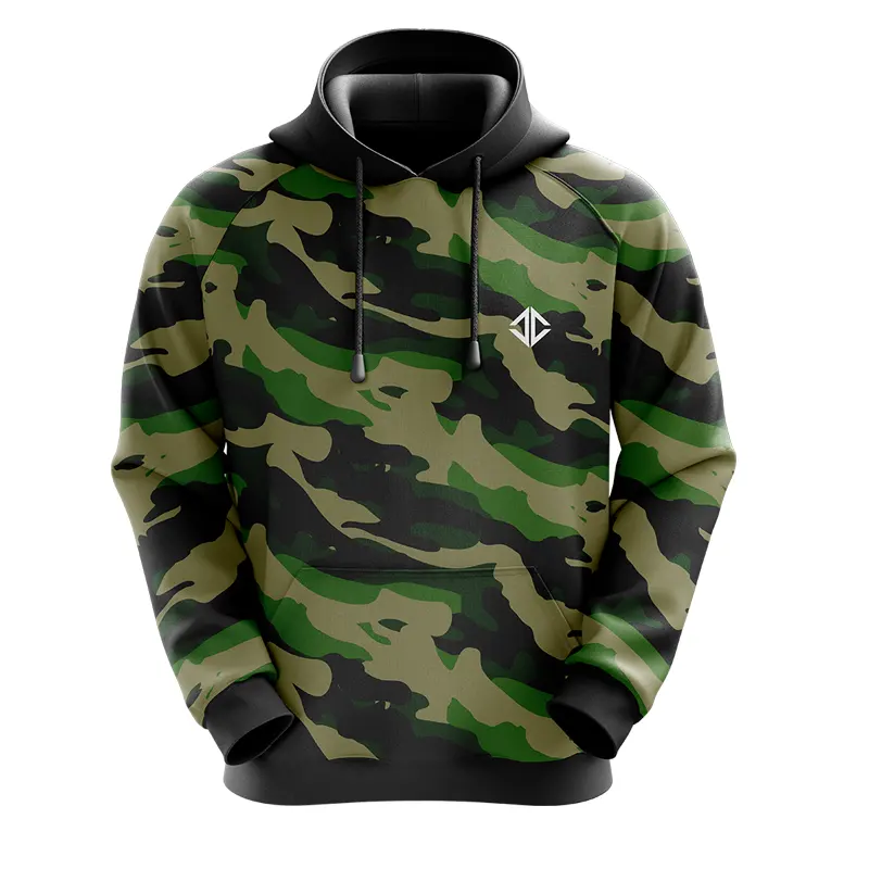 Sweat-shirt à capuche pour hommes, camouflage par sublimation, tendance, vente en gros, 17 couleurs