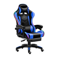 באיכות גבוהה Pvc עור מתכוונן גובה מסתובב RGB משחקים מסתובב אפס כוח משיכה