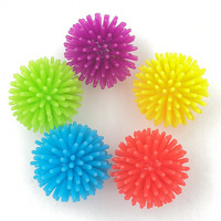 Spiky Ball Mini Porcupine Stress Toy Soft Fidget Sensory Balls Toy Multi Color Mini Spiky Hedge Balls