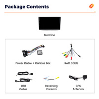 MEKEDE & NAVIFLY Android 14 Version Moniteur d'appui-tête de voiture Lecteur dvd de voiture FM/AM sans fil CP wifi pour VW10 VW Passat B6 B7 2011-2015
