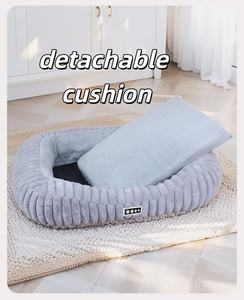 Orthopedische Hondenbedden Met Wasbare Afneembare Corduroy Hoes Grote Pluizige Bank Antislip Bodem Ondersteunend Huisdier <span class=keywords><strong>Bed</strong></span> - Product Image 5