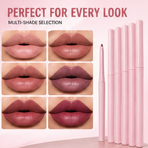 Waterproof Mineral Non-<b>Stick</b> Pencil Matte Creamy Lip Liner Organic MSDS Certified Regular Size Long-Lasting for Party Makeup - Product Image 2