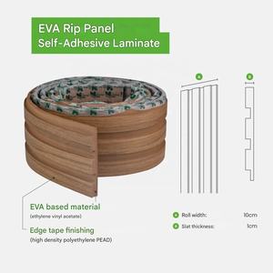 VividTiles Self Adhesive Laminated Slatted <strong>Panel</strong> Peel and <strong>Stick</strong> Foam <strong>Wall</strong> <strong>Panel</strong> <strong>Stick</strong> <strong>on</strong> DIY <strong>Wall</strong> Decoration - Product Image 2