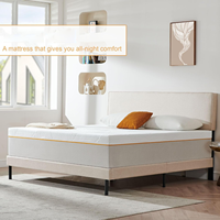 Full Twin Queen Size Bonnell Rolled up Memory Foam Hotel Ortho pä dische Matratze Single Roll Kingsize-Bett in Box für Schlafzimmer Anwendung