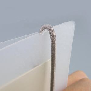 Custom A5 B5 Bindmiddel A4 Transparante Cover Herbruikbare <span class=keywords><strong>Notebook</strong></span> Met Metalen Ringen Mechanisme & Elastische Band - Product Image 3