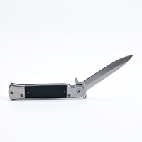 Couteau pliant de poche pour le camping en plein air, lame 440, manche G10+acier, outils EDC pour le camping, la chasse et les activités de plein air