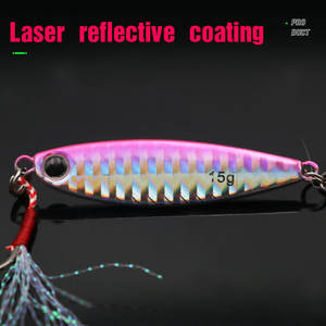 T26 sıcak 7g-25g balıkçılık yem cazibesi yavaş batan kurşun çift balıkçılık kanca Pike hedef için yapılan dayanıklı Metal serisi - Product Image 2