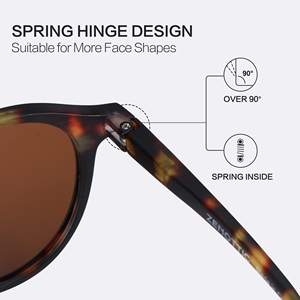 स्टाइलिश रेट्रो क्लासिक Uv 400 ध्रुवीकृत धूप का चश्मा नीले दर्पण कस्टम लोगो बहु-रंग चयन पुरुष - Product Image 3