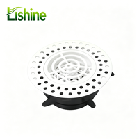 Grille de plafond encastrée réglable Lishine en alliage d'aluminium moderne pour système CVC, sortie d'air sans bordure