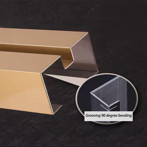 Accessoires de carreaux personnalisés coins métalliques coins en <span class=keywords><strong>acier</strong></span> inoxydable coins de garniture de carreaux - Product Image 2