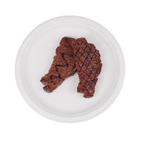 2025 vente chaude assiettes à dîner écologiques de canne à sucre naturelle assiettes à dîner en papier de bagasse jetables