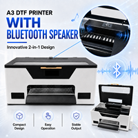 Nouvelle conception d'imprimante DTF A3 XP600 L1800 de bureau CMYK avec encre blanche pour le transfert thermique, idéale pour les entreprises de personnalisation de vêtements
