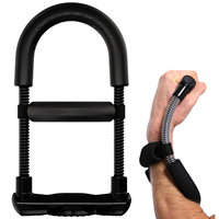 Renforceur de poignet réglable en acier à ressort électroplaqué, entraîneur professionnel de force des mains et des bras, sûr et durable pour usage domestique