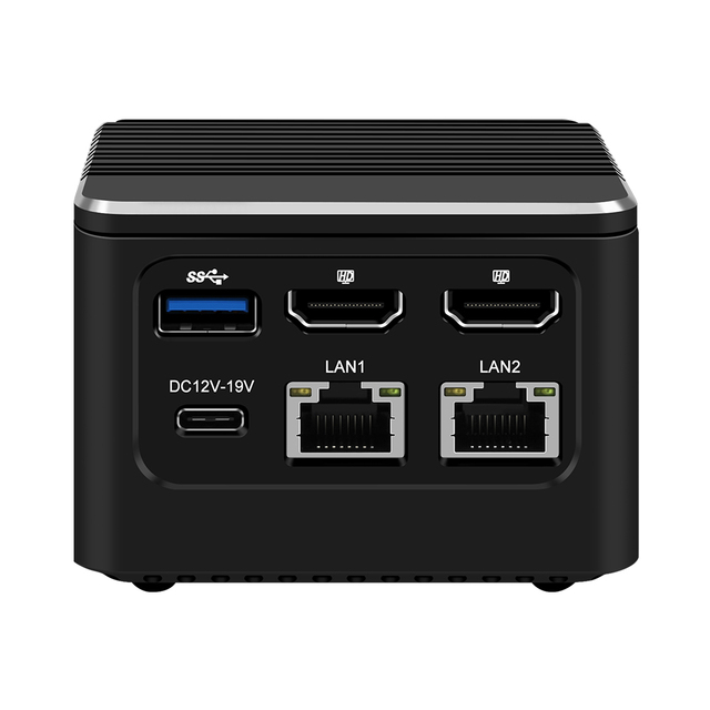 Intel Alder I3 N305 16GB RAM 256GB NVMe SSD Dual Lan Ultra Small Portable Micro Firewall Router 2xI226V Nics 4K Micro Mini PC