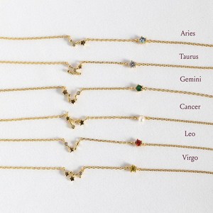 Collar <span class=keywords><strong>de</strong></span> acero inoxidable con gráfico <span class=keywords><strong>de</strong></span> 12 estrellas, cadena <span class=keywords><strong>de</strong></span> eslabones <span class=keywords><strong>de</strong></span> moda chapada en oro <span class=keywords><strong>de</strong></span> 18 quilates con colgante <span class=keywords><strong>de</strong></span> 12 <span class=keywords><strong>Constelaciones</strong></span> <span class=keywords><strong>de</strong></span> circón - Product Image 1
