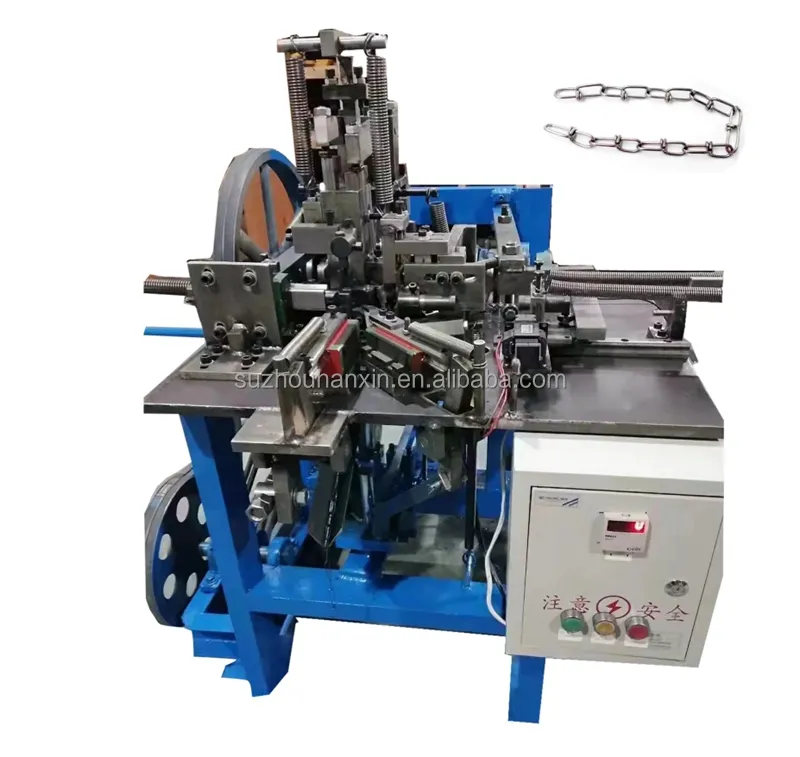 Automatic chains bending Knotted Double Loop Chain Making Machine