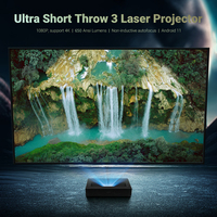 Topleo dlp lumière laser projecteur de télévision publicité led 1080p vidéo android maison proyector dlp courte portée smart mini 4k projecteur