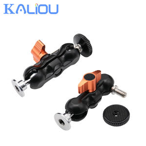 Bras Magique Universel avec Poignée en Forme d'Arachide, Double Rotule, Pince Pea Clip, Support Cantilever pour Moniteur, en Aluminium - Product Image 3